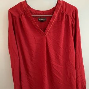 Liz Claiborne blouse in cranberry